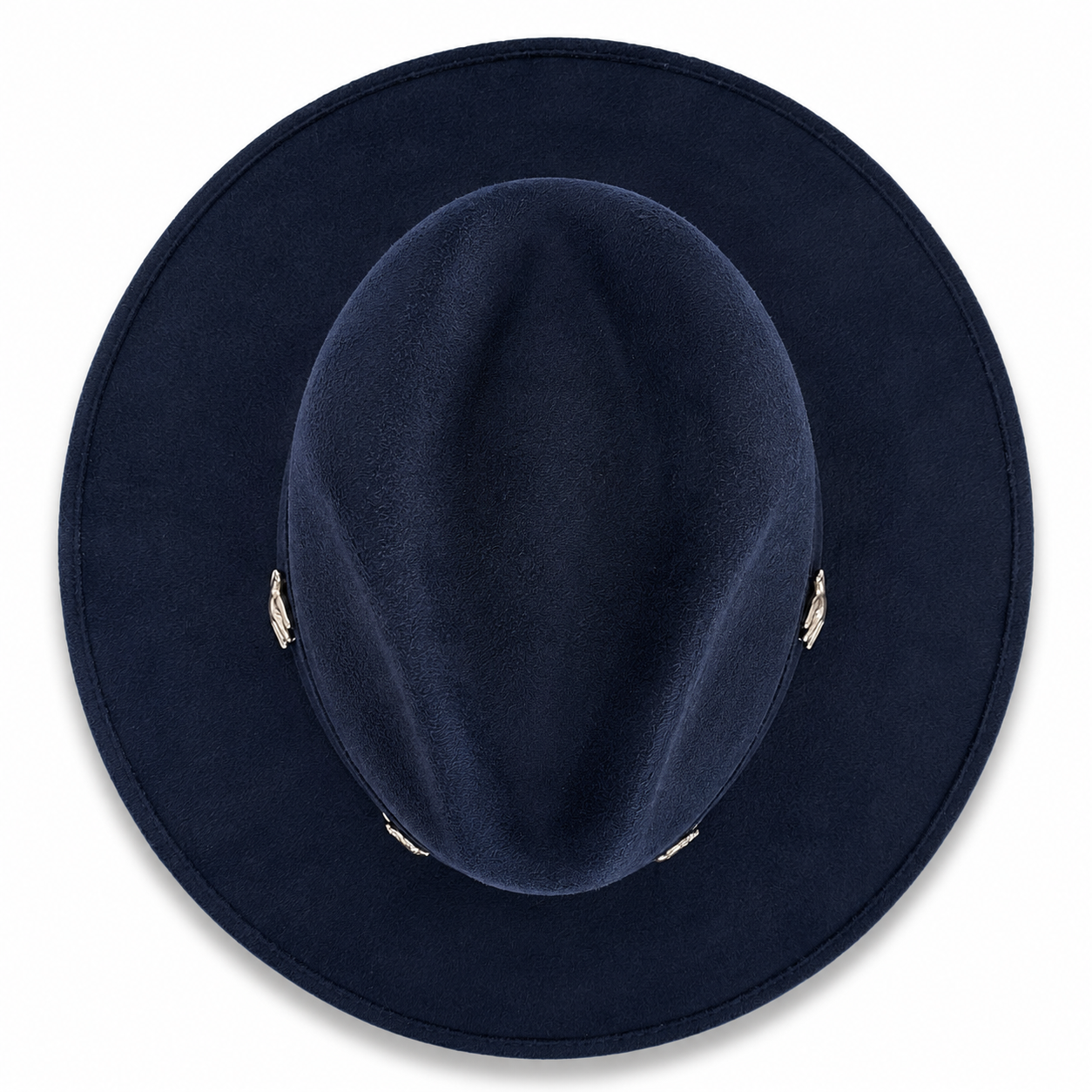 Vaquero azul marino ilum plata