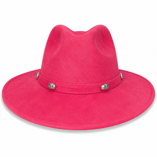 Vaquero fucsia escarabajos plata