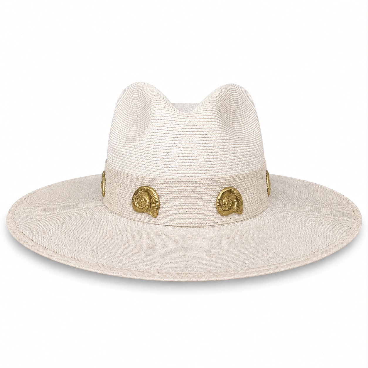 Sombrero vaquero caracoles oro