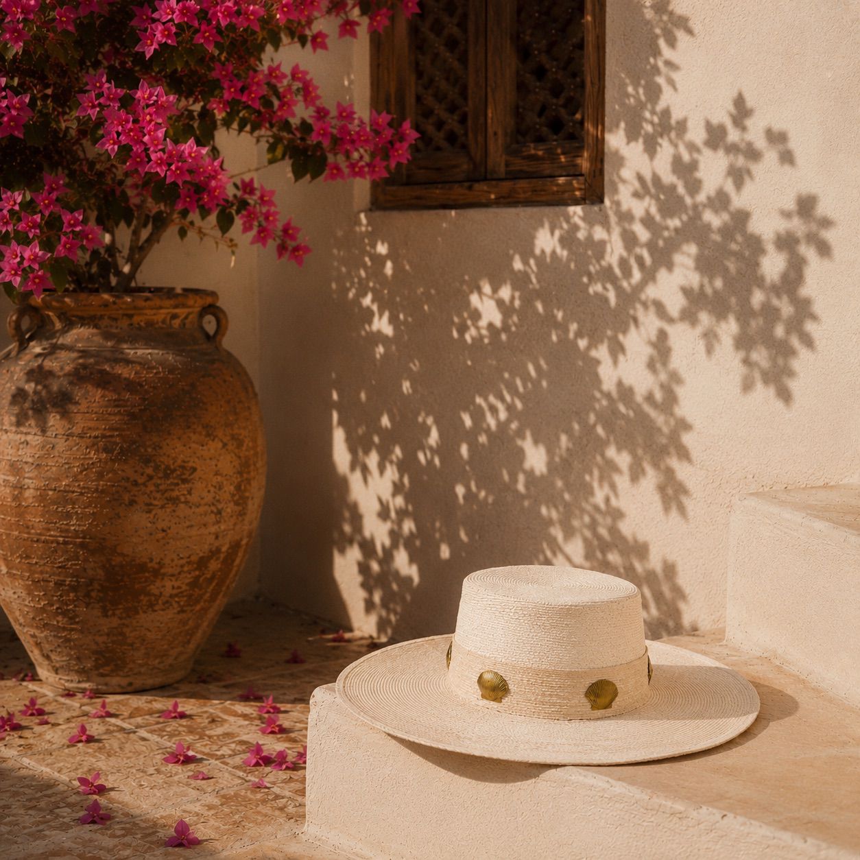 Sombrero cordobés conchas oro