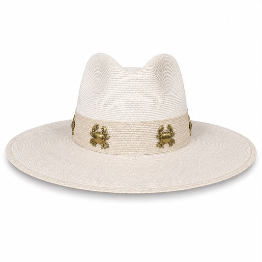 Sombrero vaquero cangrejos oro