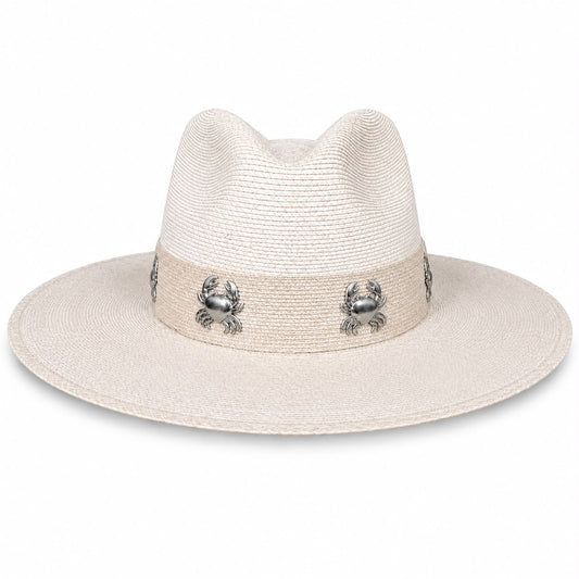 Sombrero vaquero cangrejos plata