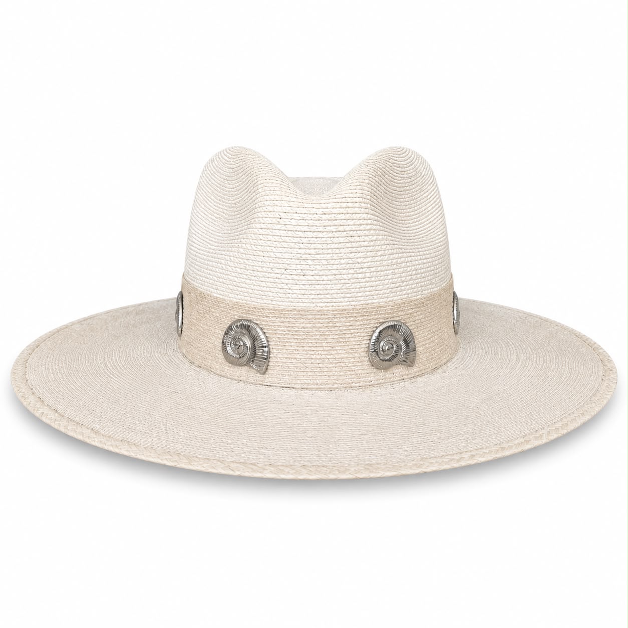 Sombrero vaquero caracoles plata
