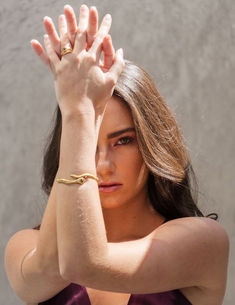 Brazalete serpe oro